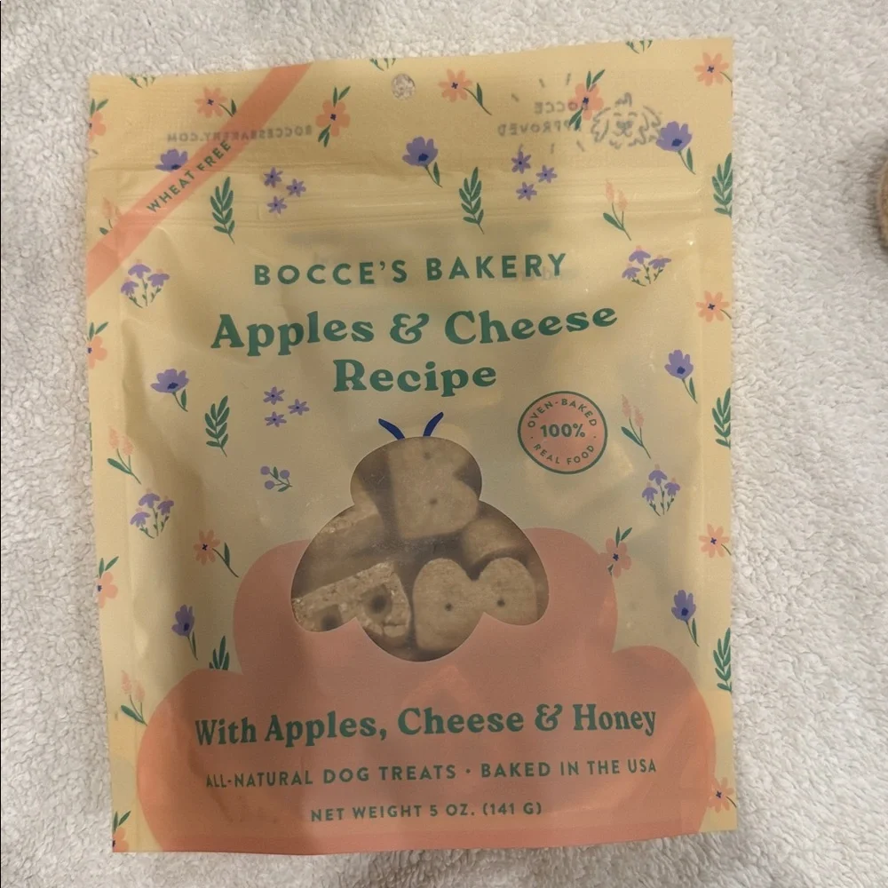 Natural Pet Dog Toy Plush Pig 5 oz bag of all-natural dog treats baked in USA